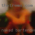 Naked bartender women