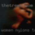 Women nylons taken